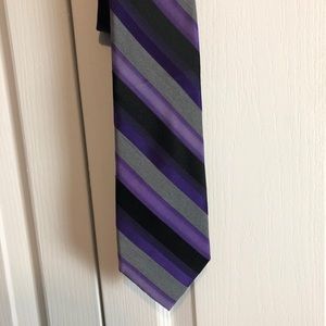 PERRY ELLIS silk tie X-Long